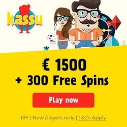 300 free spins and $/€1500 welcome bonus