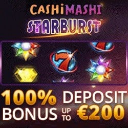 100% bonus + €200 gratis + 100 free spins