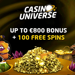 20 free spins no deposit required (Casino Universe)