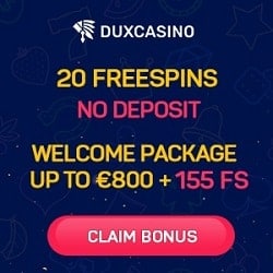 Claim 20 free spins bonus!