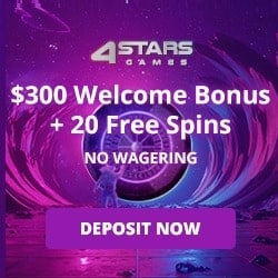 4StarsGames Casino bonus banner