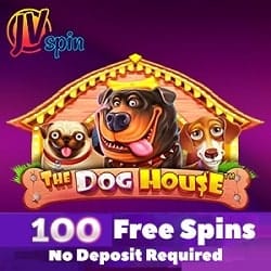 100 free spins on the Dog House slot machine 