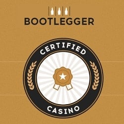 Bootlegger Casino certified banner