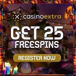 Casinoextra 25 FS no deposit