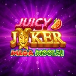 Juicy Joker Mega Moolah image banner