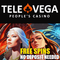 Tele Vega free spins no deposit bonus