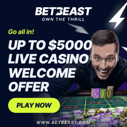 BetBeast Casino live - $ EN - 250x250