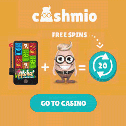 Cashmio free spins bonus