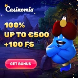 Casinomia Casino bonus banner 250x250