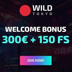 Wild Tokyo free spins banner