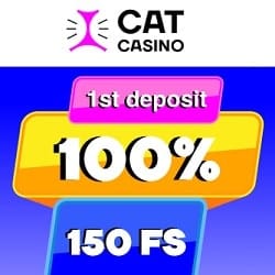 CatCasino first deposit banner