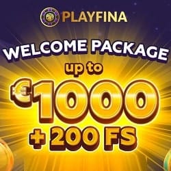 Playfina Casino special offer banner