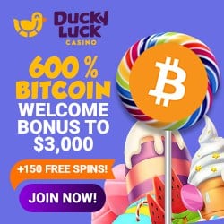 600% up to $3000 Welcome Bonus and 150 Free Spins 