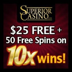 Exclusive Welcome Bonus to SuperiorCasino.com