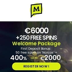 400% bonus on first deposit 