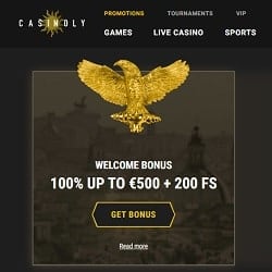 Casinoly Welcome Bonus 