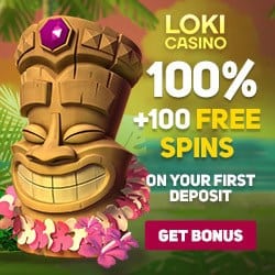 Loki Casino [register & login] 100 free spins & 100 bonus