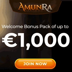 AmunRa Casino bonus offer banner 250x250