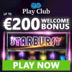 Play Club Casino Review | 100% up to €200 bonus + 100 free spins gratis