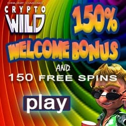 CryptoWild Casino Bonus banner