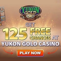 How to get 125 free spins on Mega Moolah at Yukon Gold Casino?