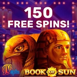 150 free spins on Book of Sun