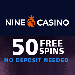 Nine Casino 50 FS banner