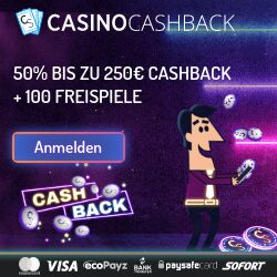 CasinoSecret.com 250€ cashback und 100 freispiele bonus