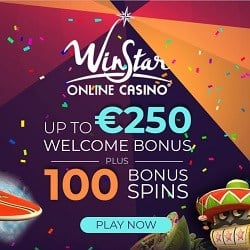 Winstar Casino 100 Freispiele und 250€ Willkommensbonus