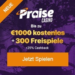 Praise Free Spins Bonuses 