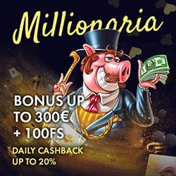 15% Cashback + 100 Free Spins + 100% Bonus 