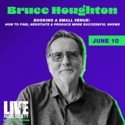 booking small venues webinar Live Music Society
