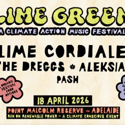 Lime Green Festival poster artwork