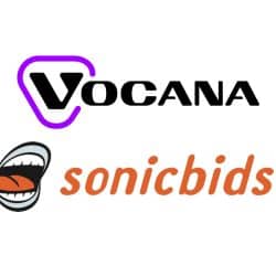 Vocana and Sonicbids logos