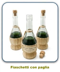 Fiaschetti con paglia Vintage