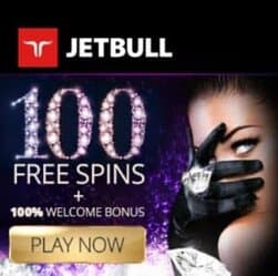 JetBull Casino 100% up to €300 + 100 free spins on any slot game!