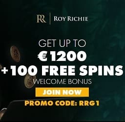 Roy Richie Casino Review | €1200 free bonus and 100 free spins