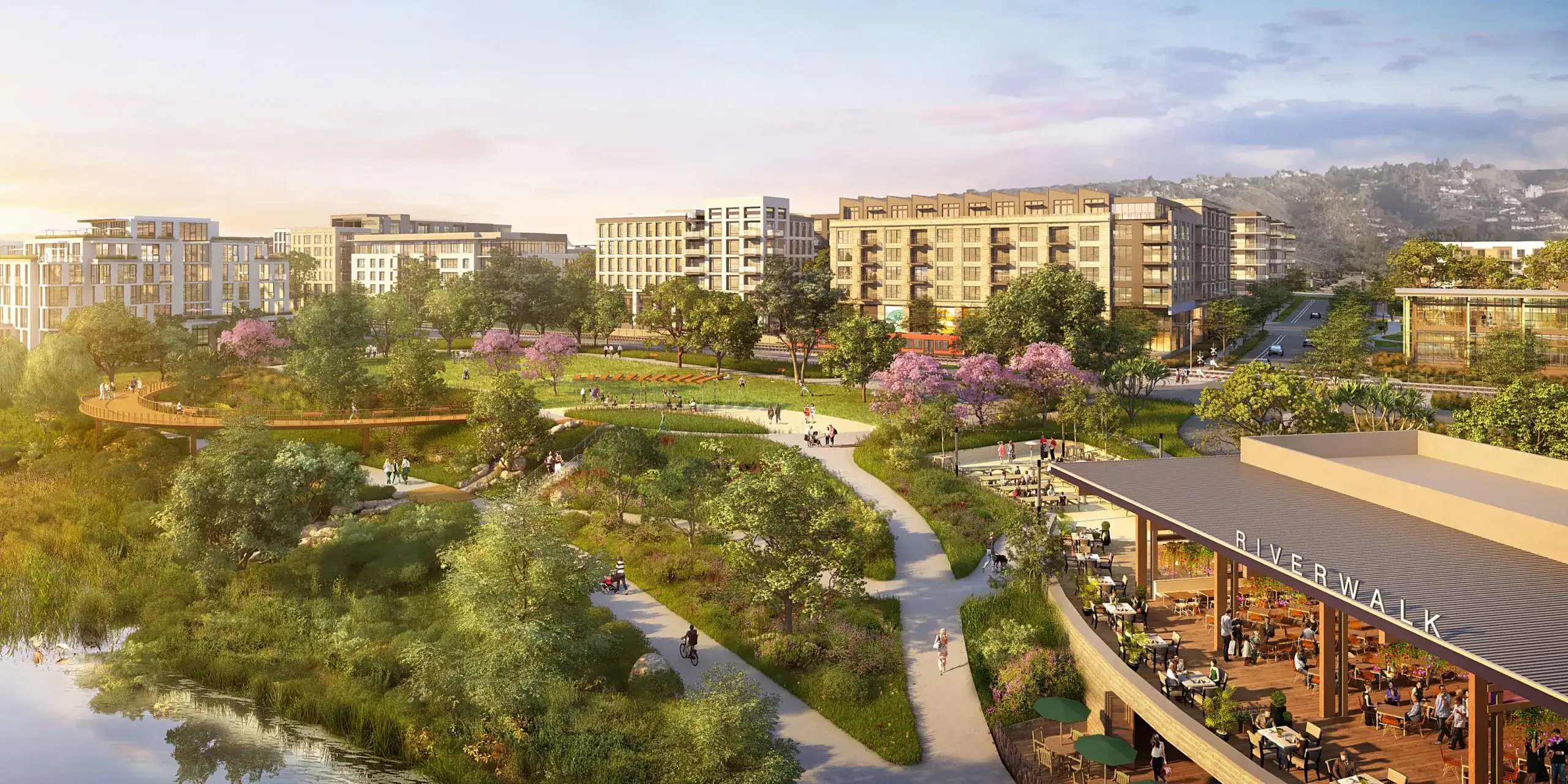 Riverwalk Project in Mission Valley Image Courtesy of Times San Diego