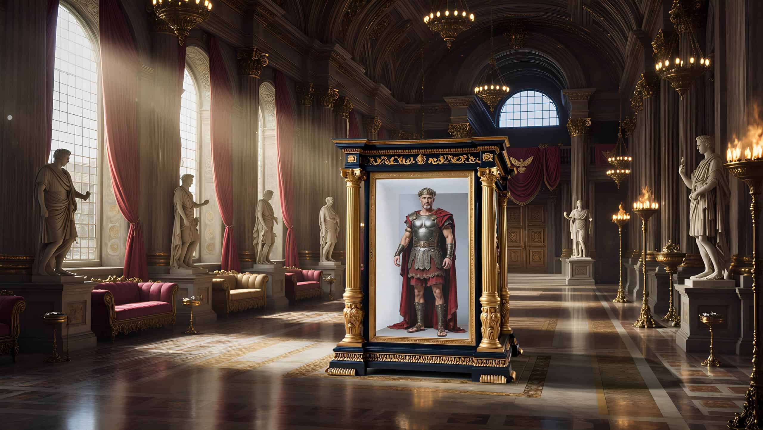 Historical full-body hologram for museums from Ailias. Lifelike conversational holograms