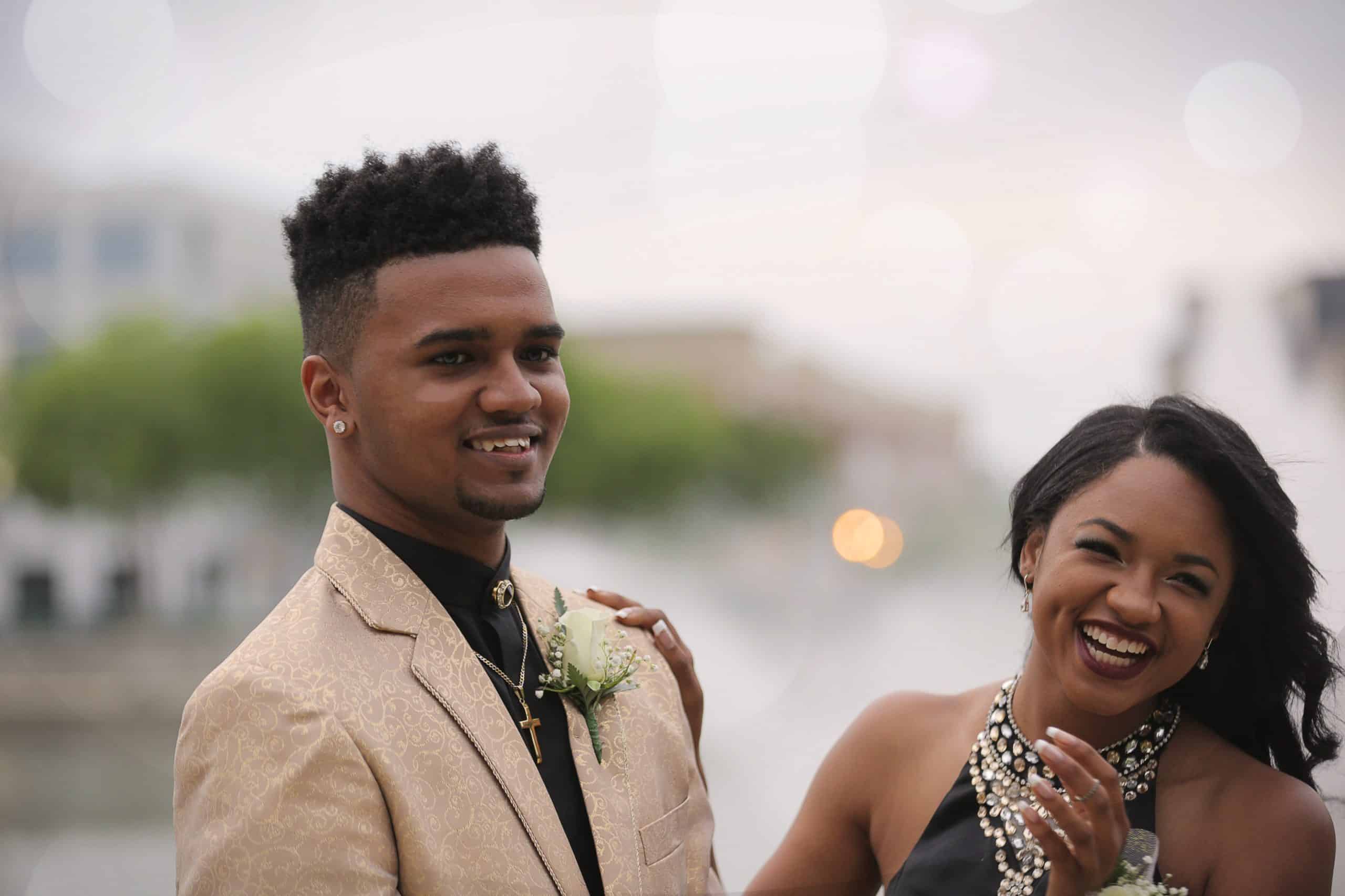 Happy couple who followed the best relationship advice for new couples from Coach Amy.