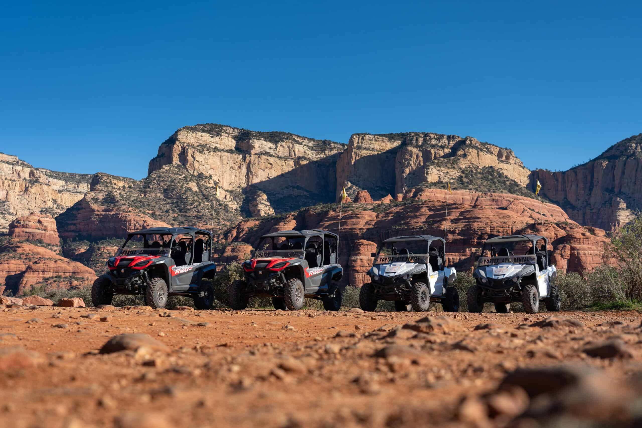Off Roading through the famous Sedona red rocks of Northern Arizona