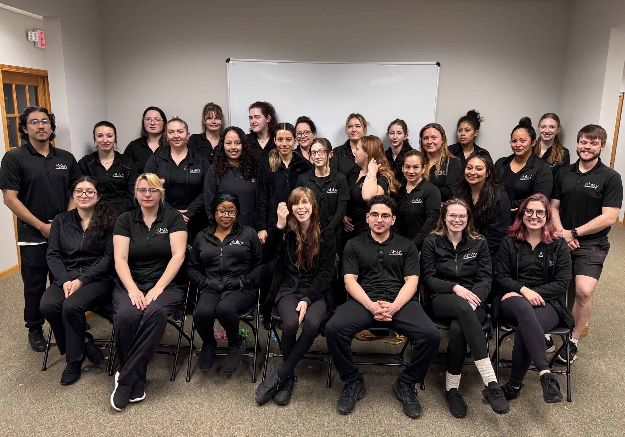 Award winning home cleaners of Abby Cleaning Service team