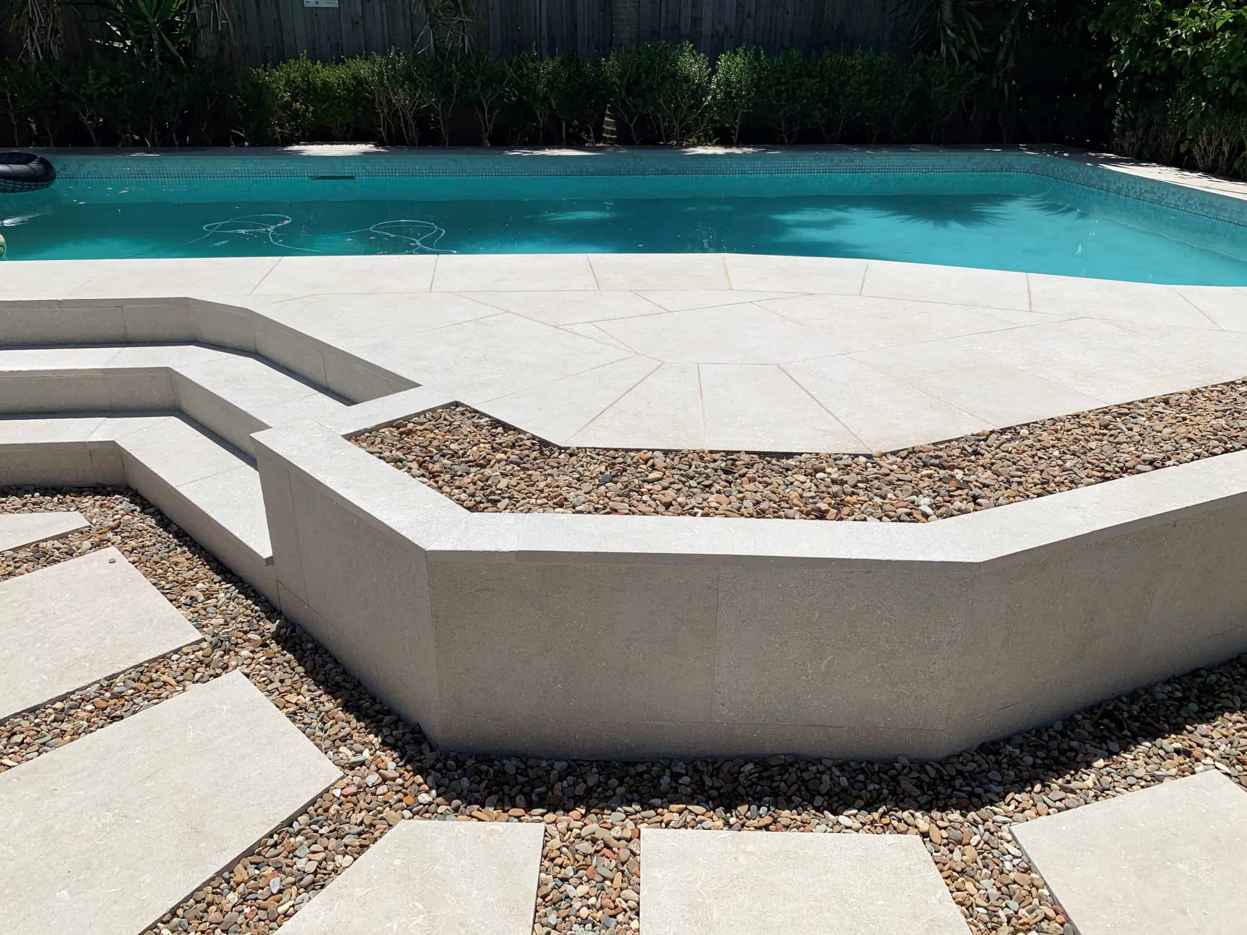 Baxter Marble Tiles and Pavers landscaping project