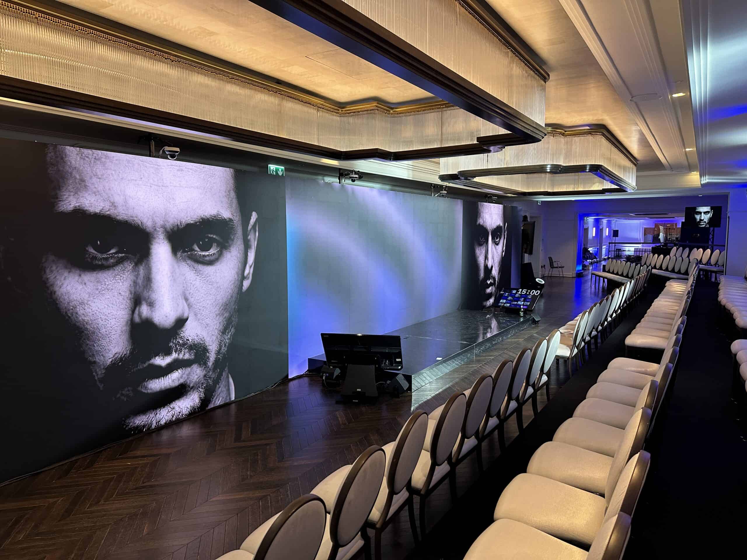 AI avatar for events, AI avatar co hosting corporate event, AI avatar interacting with conference attendees