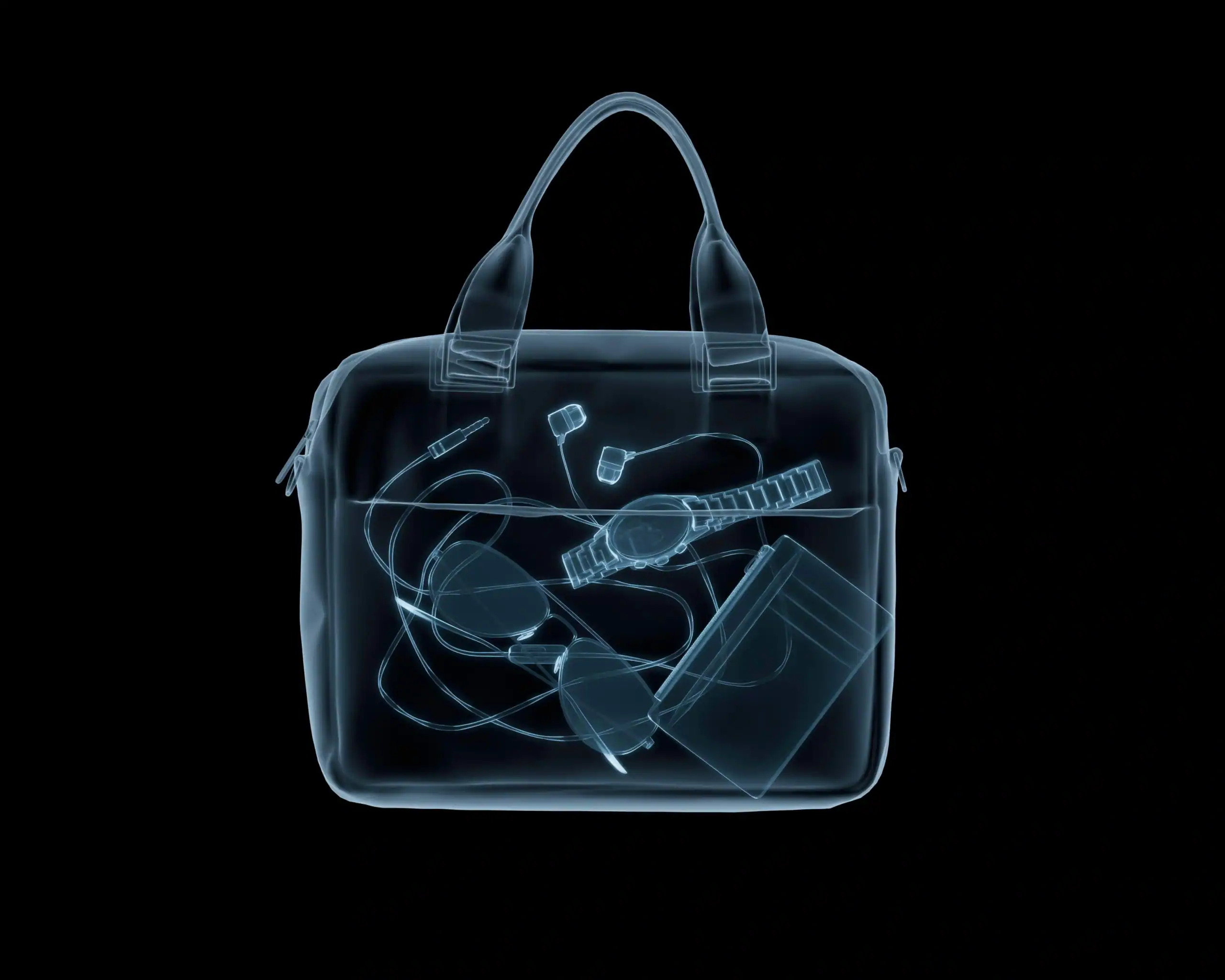 X-rayed bag