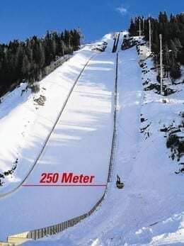The large ski flying hill in Vikersund