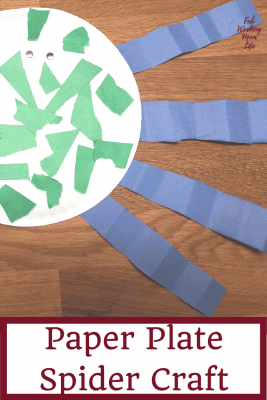 Paper Plate Spider Craft for Toddlers and Preschoolers
