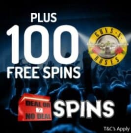 Deal Or No Deal Spins Casino £100 bonus and 100 free spins