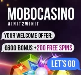 Mobo Casino | 200 free spins & 275% bonus up to €600 | review