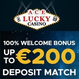 Ace Lucky Casino 100 free spins and $/€/£200 free welcome bonus